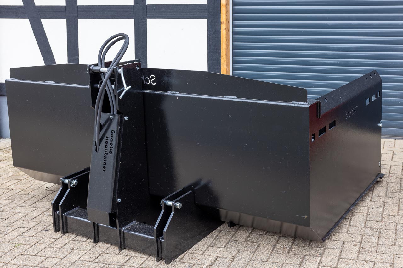 Heckcontainer 4.5 schwarz hydraulisch kippbar