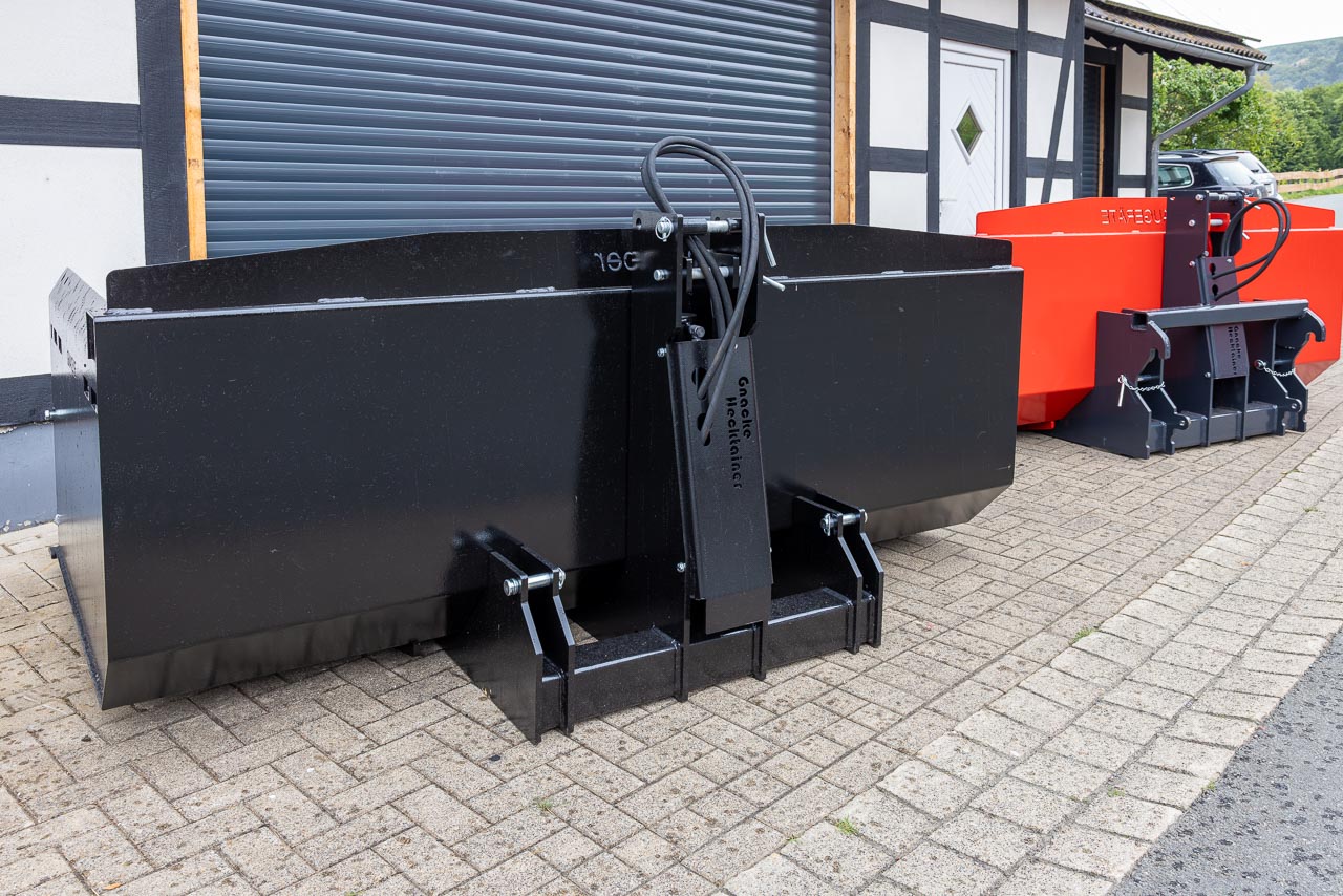 Heckcontainer 4.5 schwarz hydraulisch kippbar