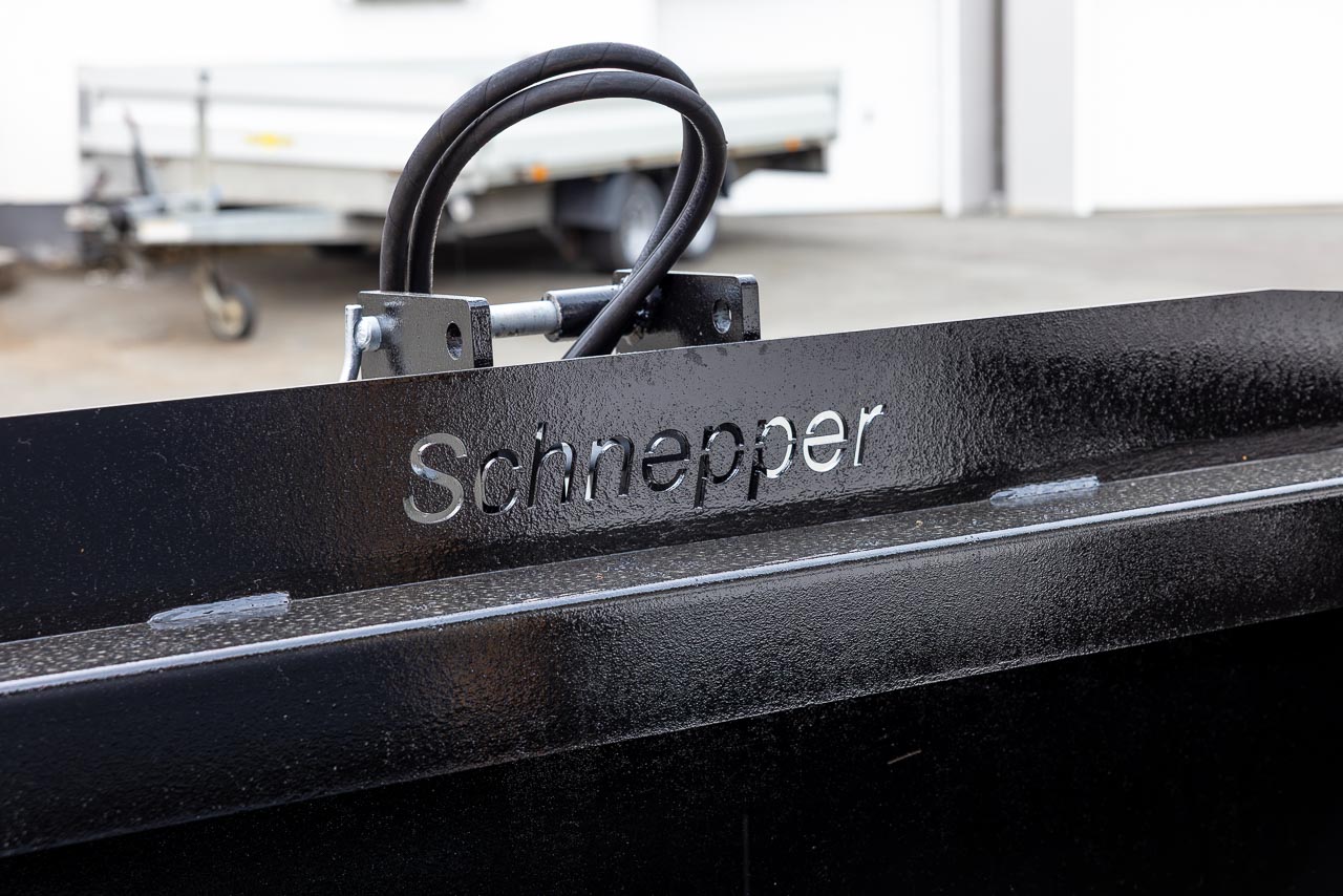 Heckcontainer 4.5 schwarz hydraulisch kippbar