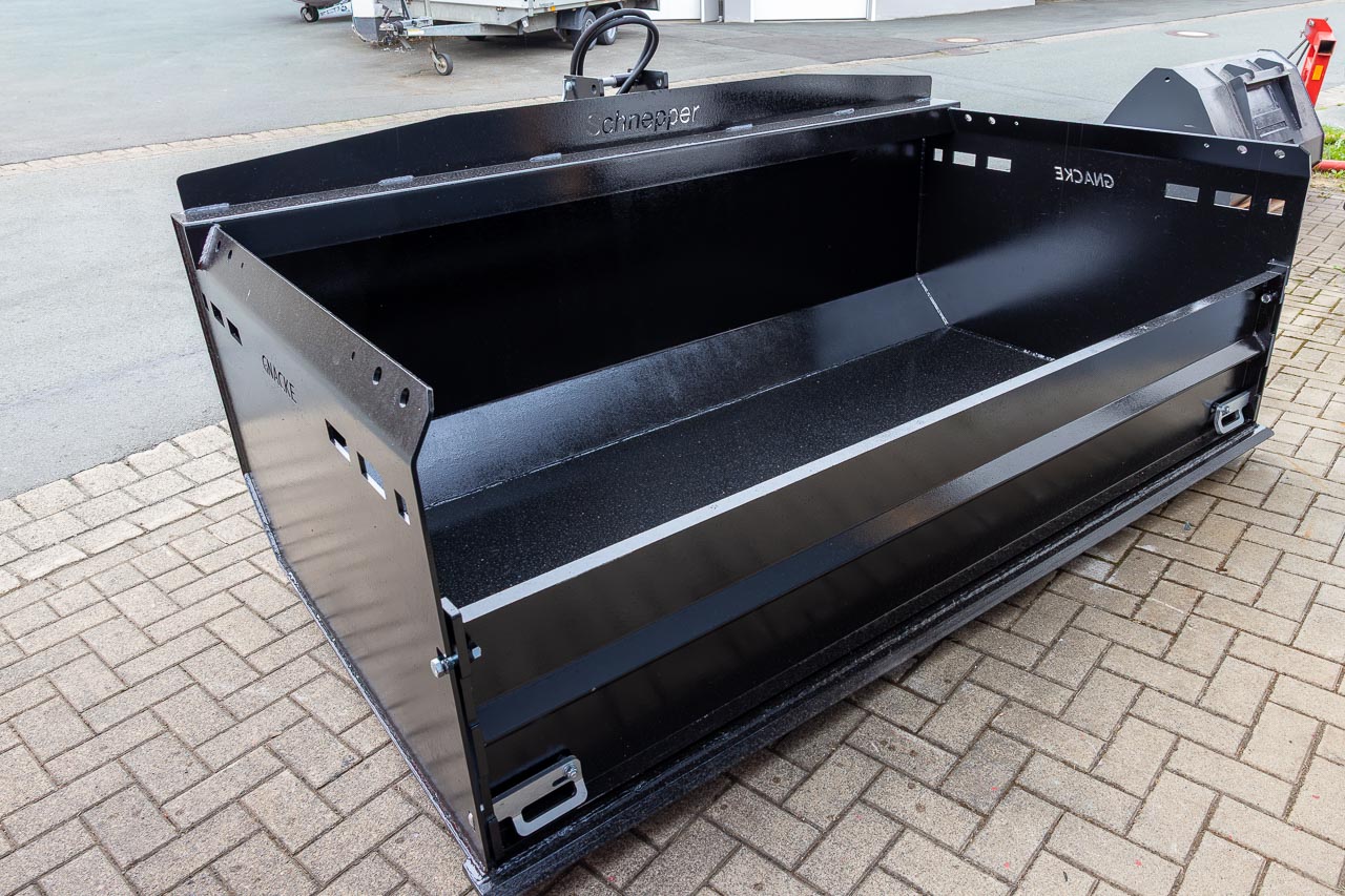Heckcontainer 4.5 schwarz hydraulisch kippbar